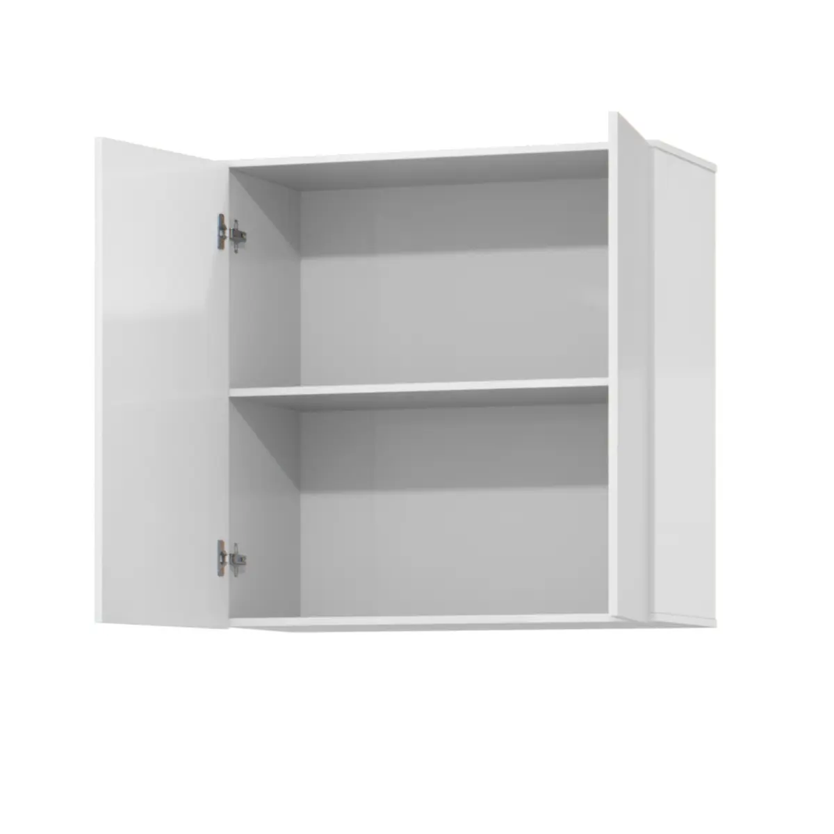 Armário Suspenso com 2 Portas 1 Prateleira 01700 Branco - EJ MÓVEIS