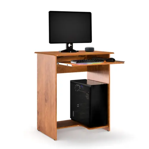 Mesa Para Computador Prática com 1 Bandeja 06365 Freijó - EJ MÓVEIS