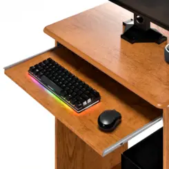 Mesa Para Computador Prática com 1 Bandeja 06365 Freijó - EJ MÓVEIS