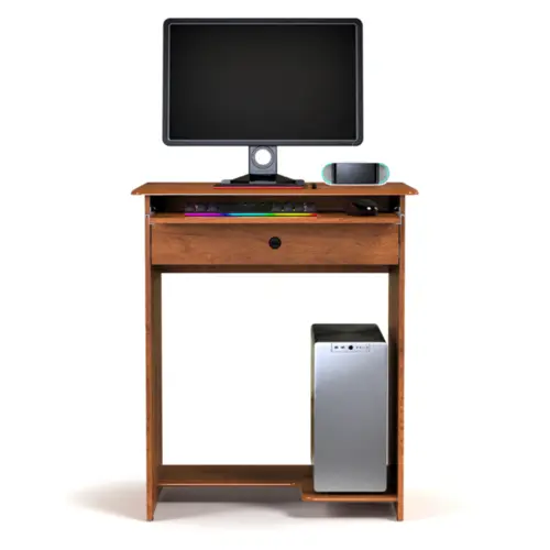 Mesa Para Computador Prática com 1 Gaveta 1 Bandeja 06765 Freijó - EJ MÓVEIS