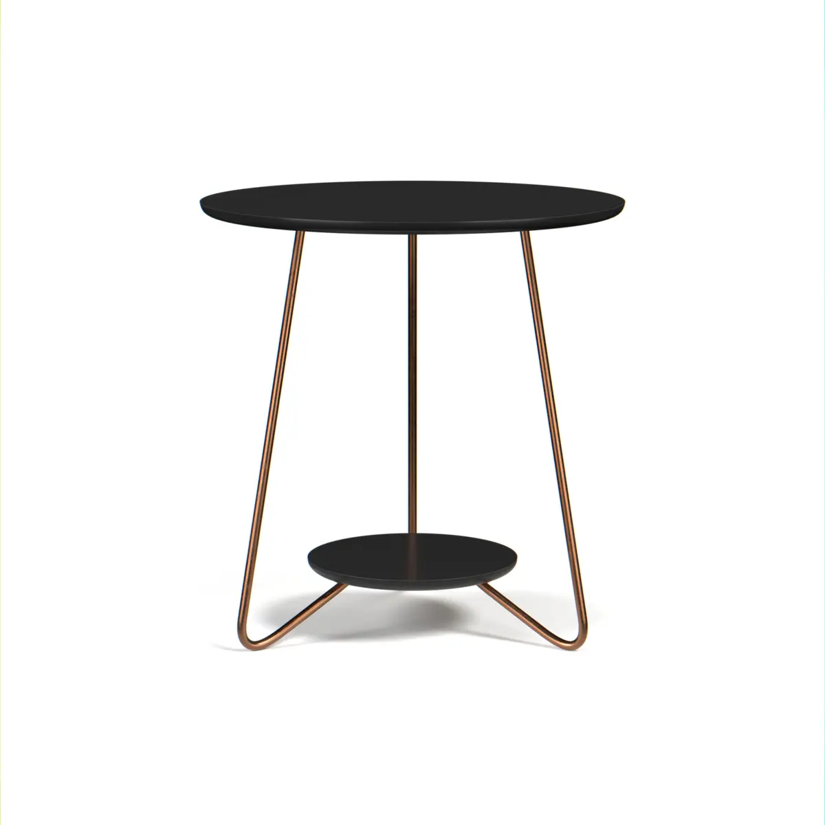 Conjunto Mesa de Centro Liz Sofisticada 21720 Preto - EJ MÓVEIS