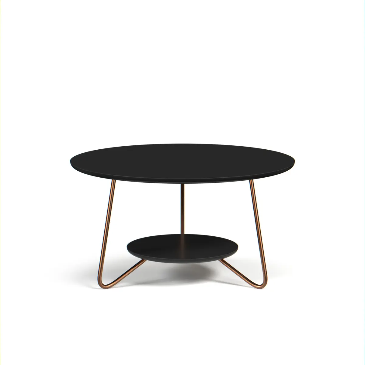 Conjunto Mesa de Centro Liz Sofisticada 21720 Preto - EJ MÓVEIS