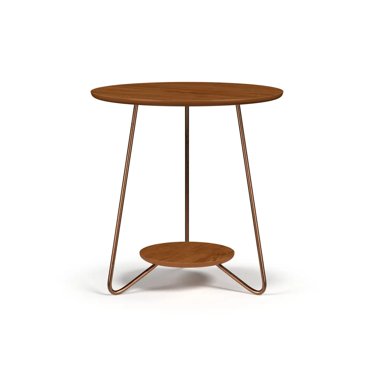 Conjunto Mesa de Centro Liz Sofisticada 21765 Freijó - EJ MÓVEIS