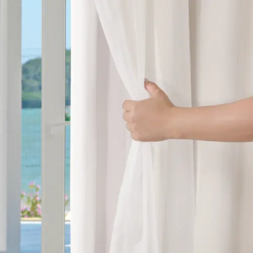 Cortina Pratika Lisa 260X250 Slim/Branco - Bella Janela