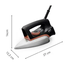 Ferro À Seco Drygliss com Base Antiaderente FS31 127v Preto - Arno