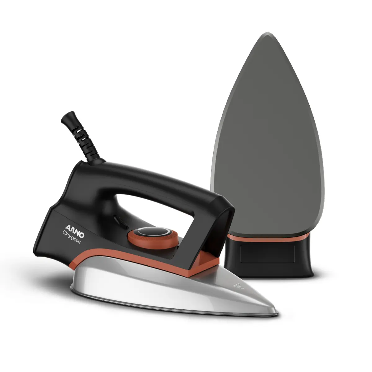 Ferro À Seco Drygliss com Base Antiaderente FS31 127v Preto - Arno