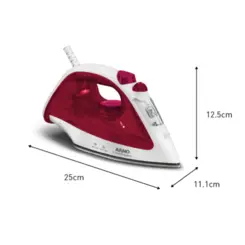 Ferro À Vapor Essentialgliss com Base Antiaderente FMQ 127v Bordô - Arno