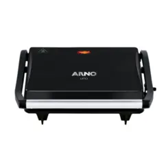 Sanduicheira Grill Uno Compact Grelha Antiaderente GPTO 127v Preto - Arno