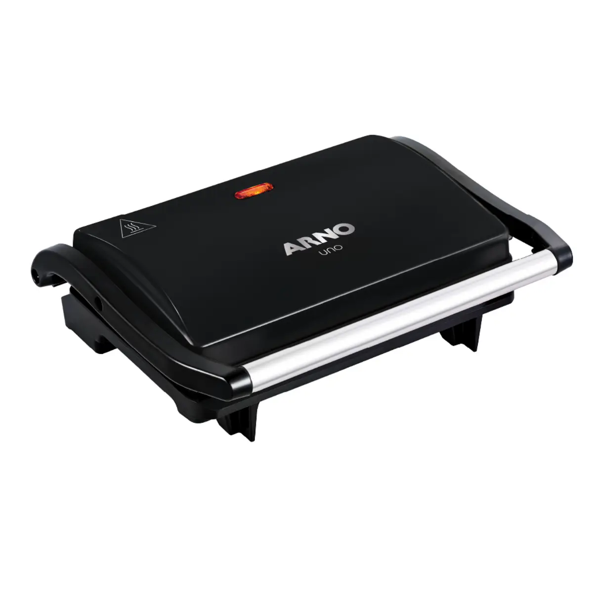 Sanduicheira Grill Uno Compact Grelha Antiaderente GPTO 127v Preto - Arno