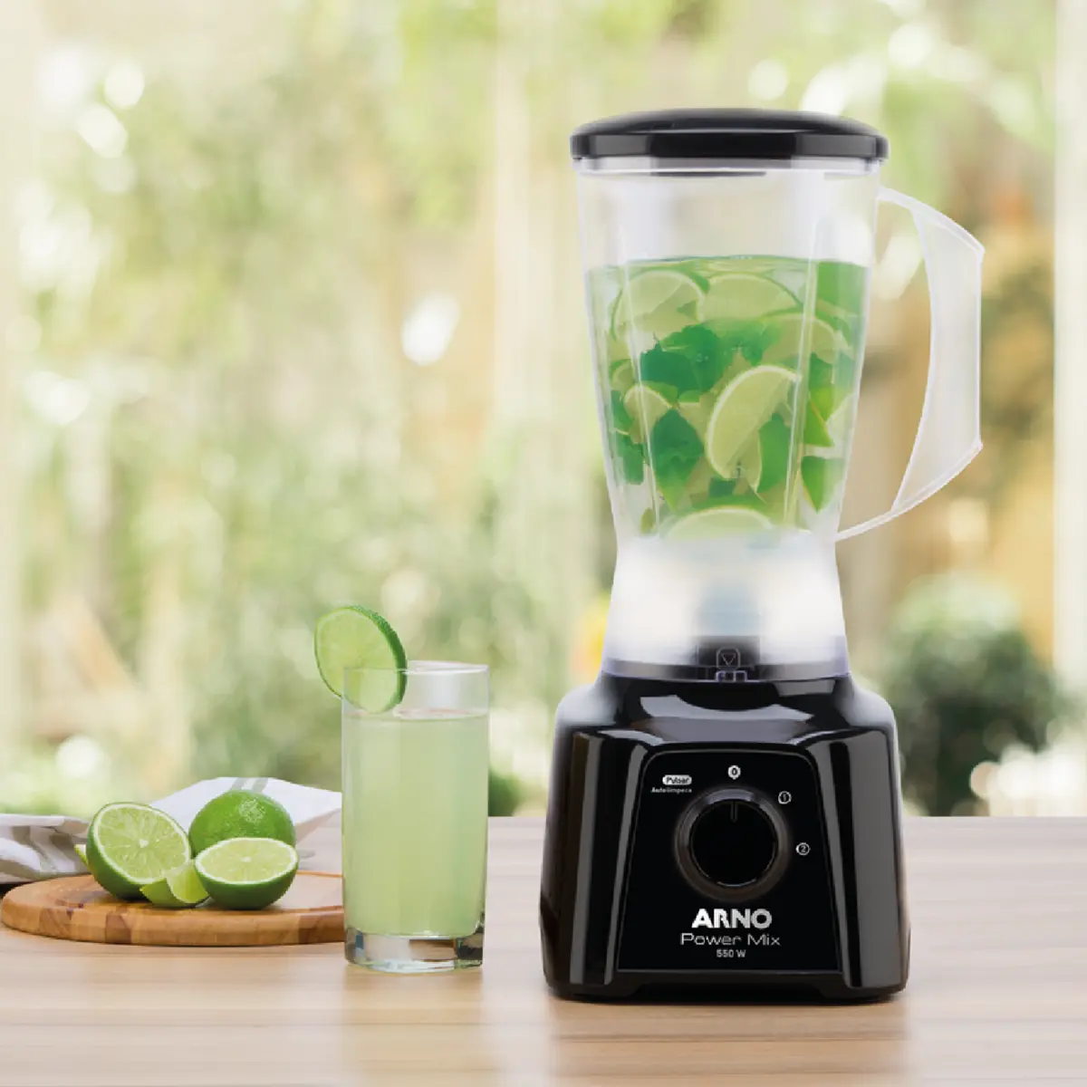 Liquidificador Power Mix 3 Velocidades + Pulsar 2L LQ10 127v Preto - Arno