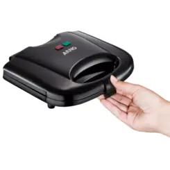 Sanduicheira Grill Compacta Antiaderente SACB 127v Preto - Arno