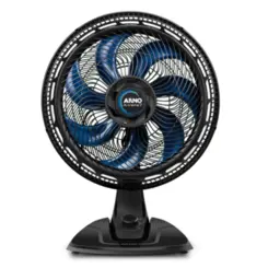 Ventilador de Mesa X-Treme com 7 Pás 40cm VE70 150w Preto/Azul - Arno