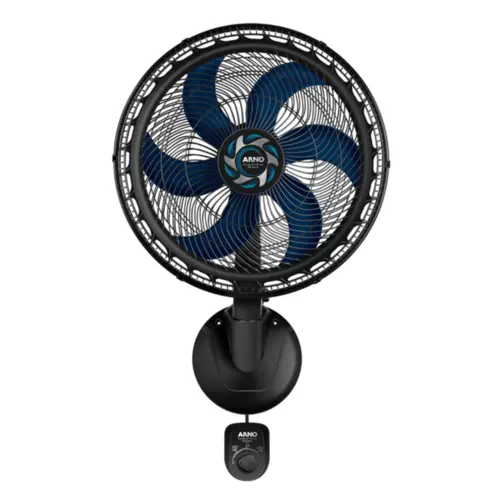 Ventilador de Parede Xtreme Force Breeze com 6 Pás 50cm VB51 126w Preto - Arno