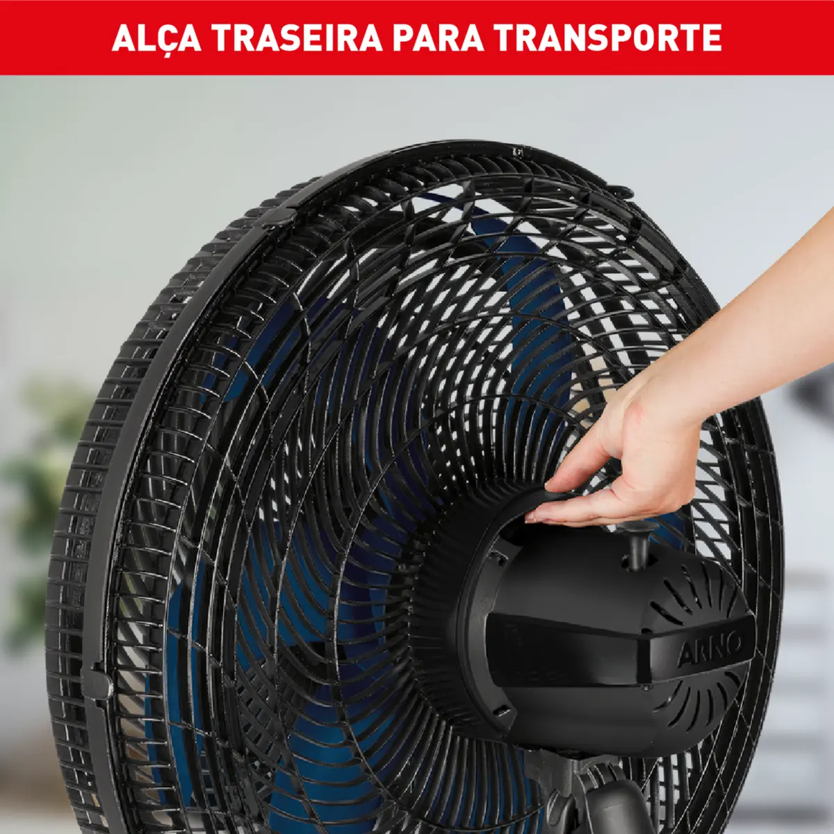 Ventilador de Parede Xtreme Force Breeze com 6 Pás 50cm VB51 126w Preto - Arno
