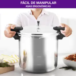 Panela de Pressão Pro de Alta Capacidade 20L P3115233 Prata - Rochedo
