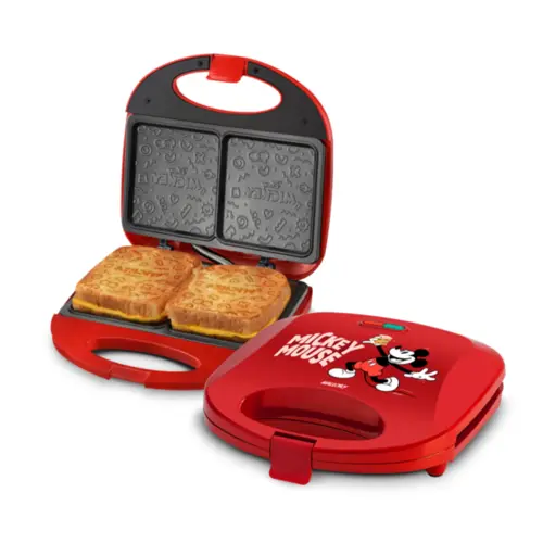 Sanduicheira Mickey Mouse Funny Plates 750w B96801031 127v Vermelho - Mallory