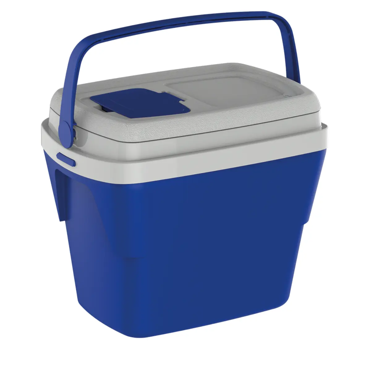 Caixa Térmica Tropical com Porta Copos e Alça 28 Litros Azul - Soprano
