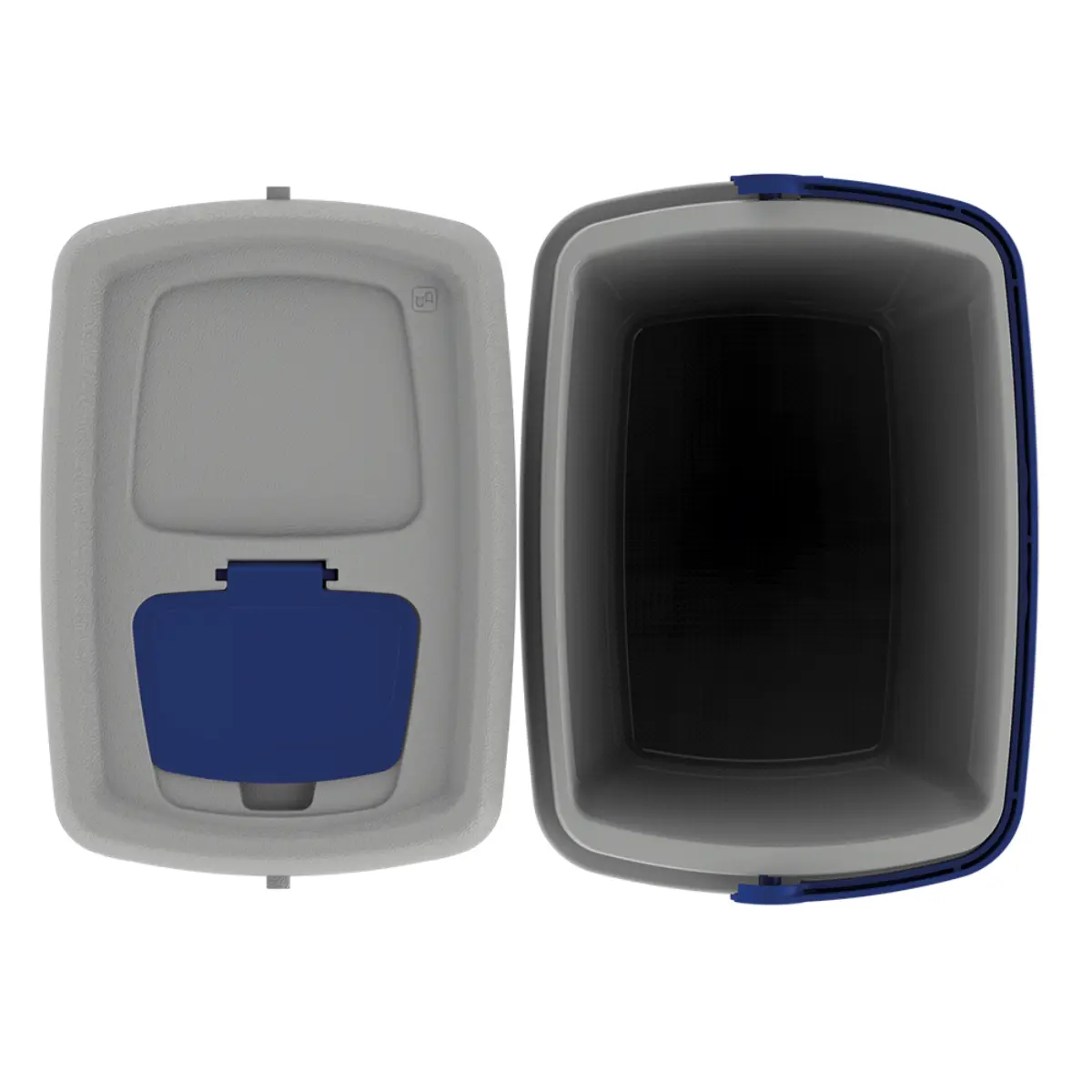 Caixa Térmica Tropical com Porta Copos e Alça 28 Litros Azul - Soprano