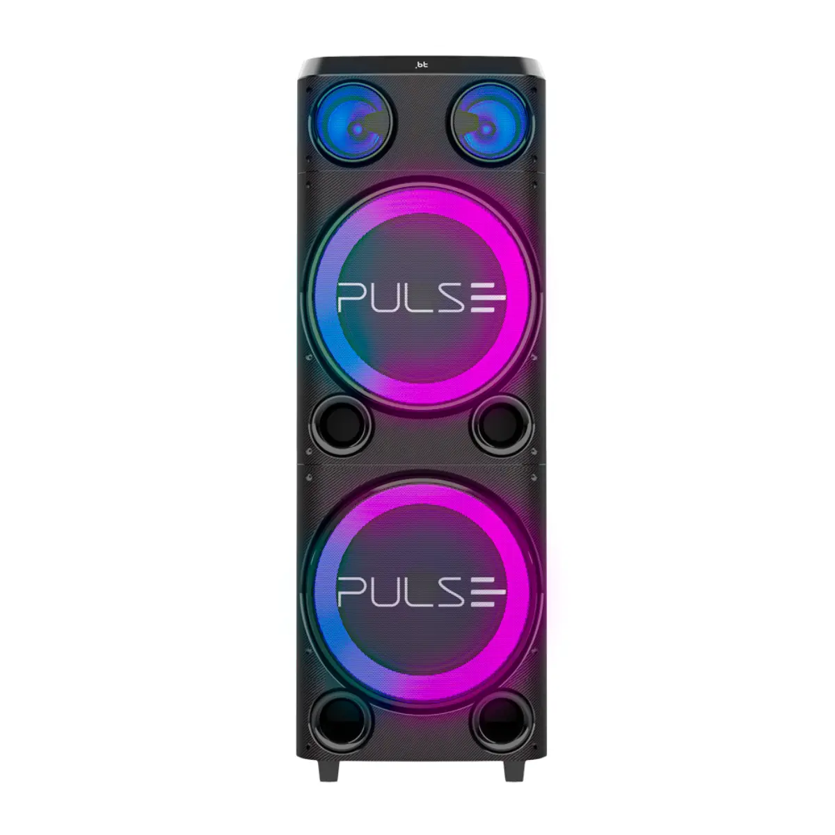 Torre de Som Pulse Double com Bluetooth, USB e Iluminação LED 2300w SP508 Preta - Multilaser