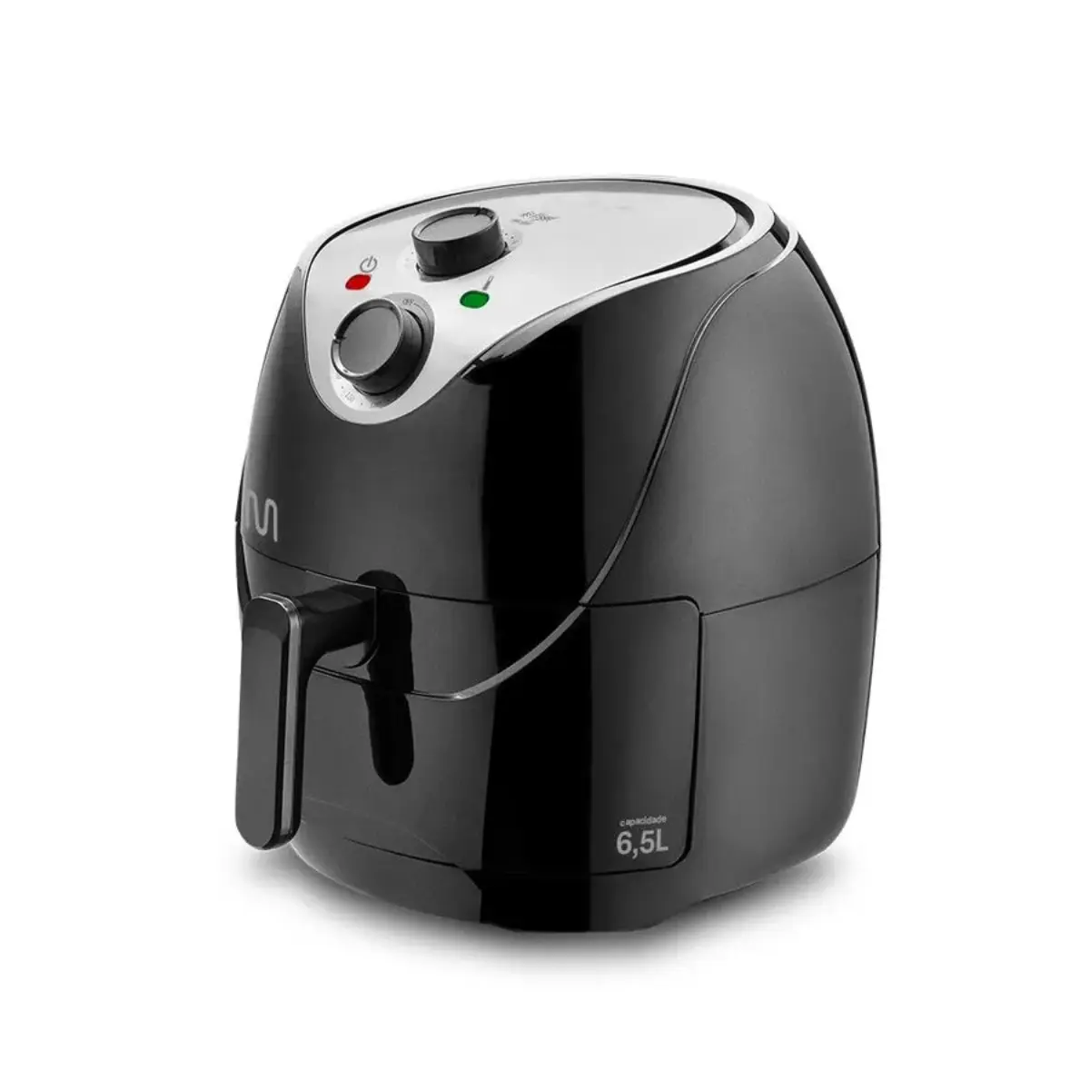 Fritadeira Air Fryer com Pegador e Grade 1700w 6,5L GO217 127v Preto - Multilaser