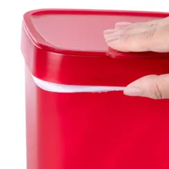 Lixeira Plástica Utti para Pia 3 Litros OR45830 Vermelho - Ordene