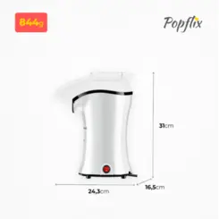 Pipoqueira Popflix Sem Óleo, Colher Dosadora PP-04 127v Branco - Mondial