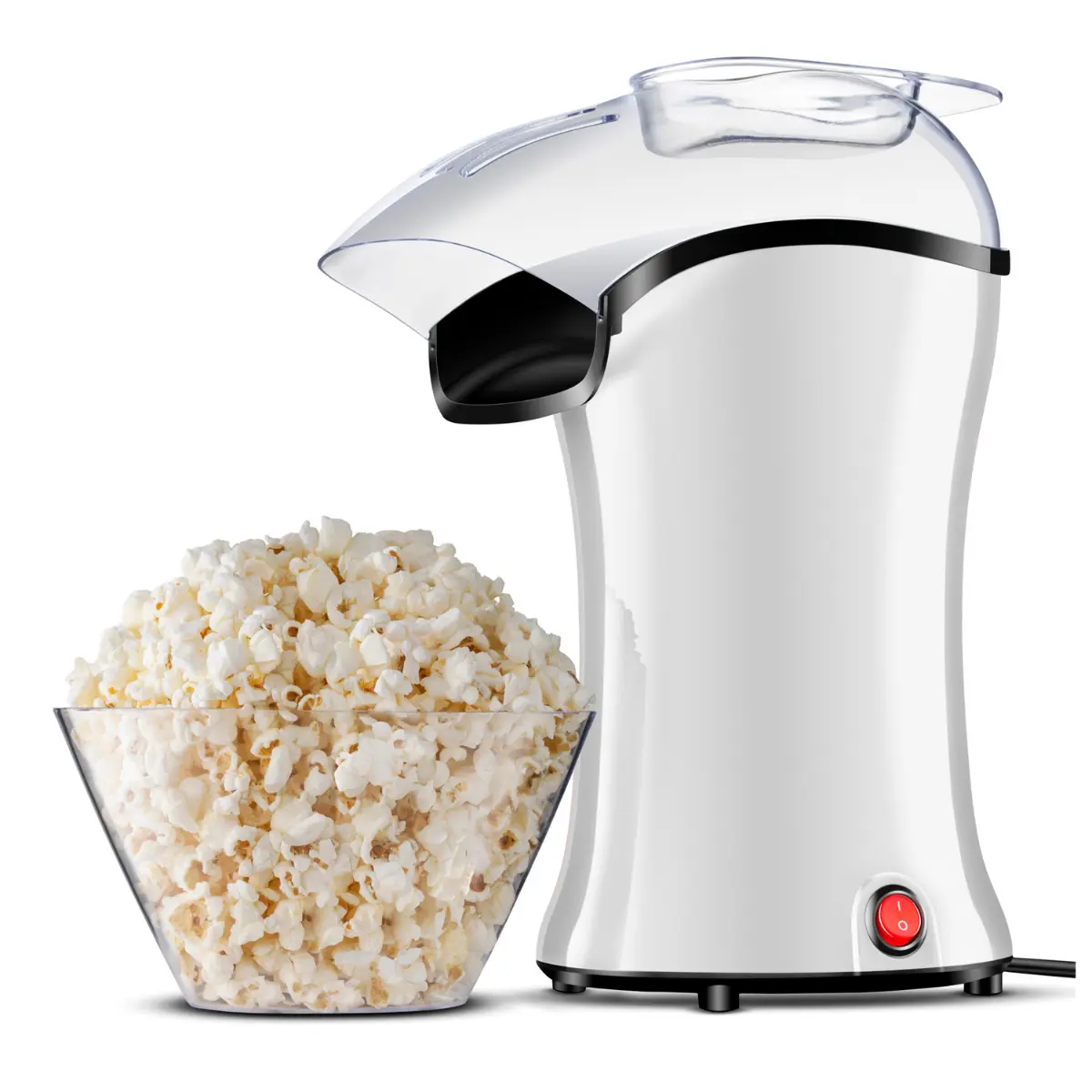 Pipoqueira Popflix Sem Óleo, Colher Dosadora PP-04 127v Branco - Mondial