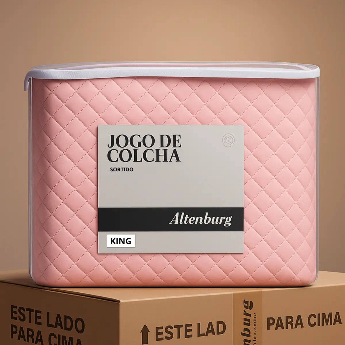 Jogo de Colcha King com 3 Peças Petit Poa 280X260 Cor Sortido - Altenberg