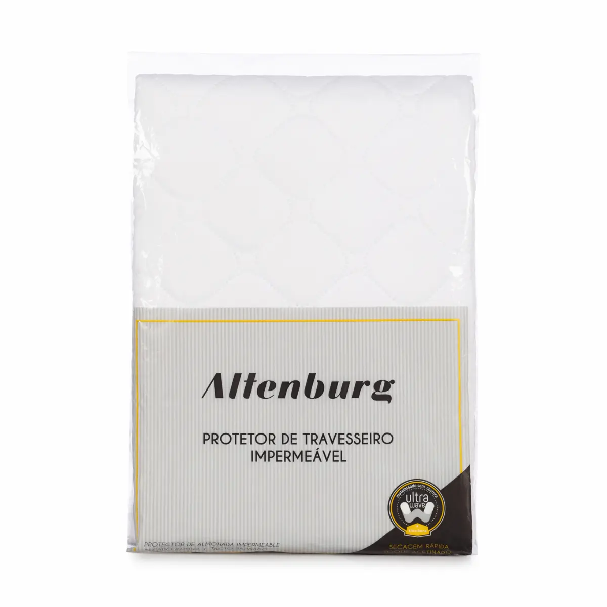 Protetor de Travesseiro Impermeável Toque Acetinado 50X70 Branco - Altenburg