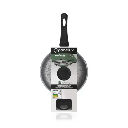 Frigideira Francesa Maximum Stone Alumínio Antiaderente com Tampa de Vidro 32cm Verde - Panelux