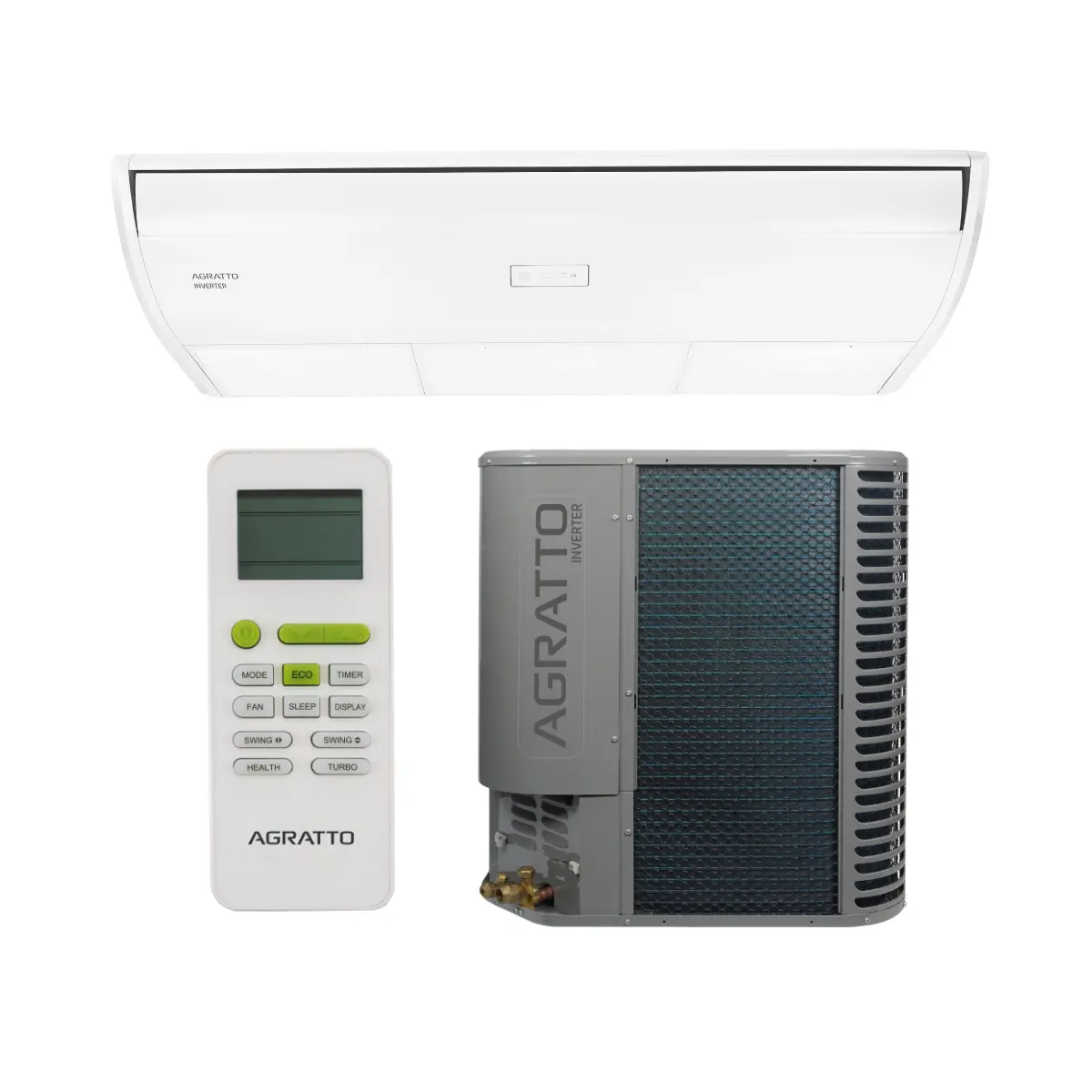 Ar-Condicionado Split Piso/Teto Inverter 55000BTUS 220v Branco - Agratto