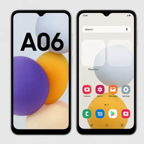 Smartphone Galaxy A06 4G 128GB 4GB RAM Dual Chip Câmera Traseira 50+2MP Frontal 8MP Tela 6,7" Android Branco - Samsung