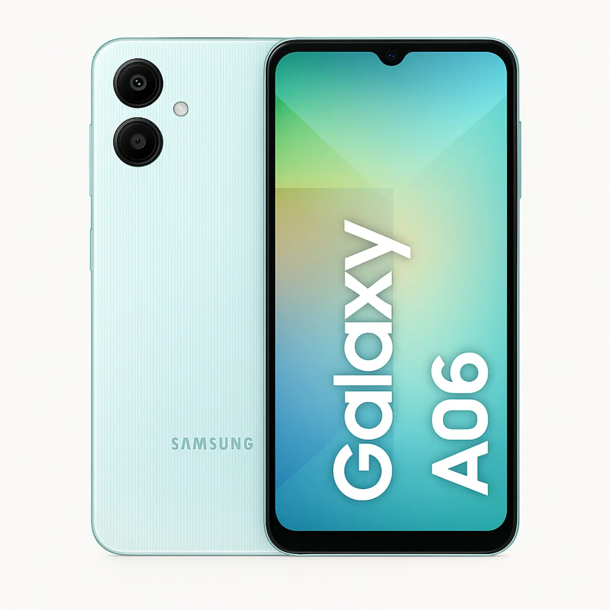 Smartphone Galaxy A06 4G 128GB 4GB RAM Dual Chip Câmera Traseira 50+2MP Frontal 8MP Tela 6,7" Android Verde Claro - Samsung
