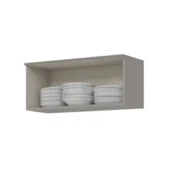 Aéreo Americana Basculhante com 01 Porta 80cm Modulado C354-131 Cinza - Henn