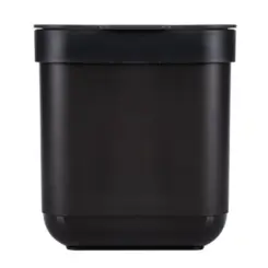 Lixeira Plástica Utti para Pia 3L OR45820 Preto Fumê - Ordene