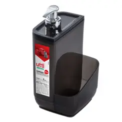 Kit Para Pia Plástico com 3 Peças OR46020 Preto Fumê - Ordene