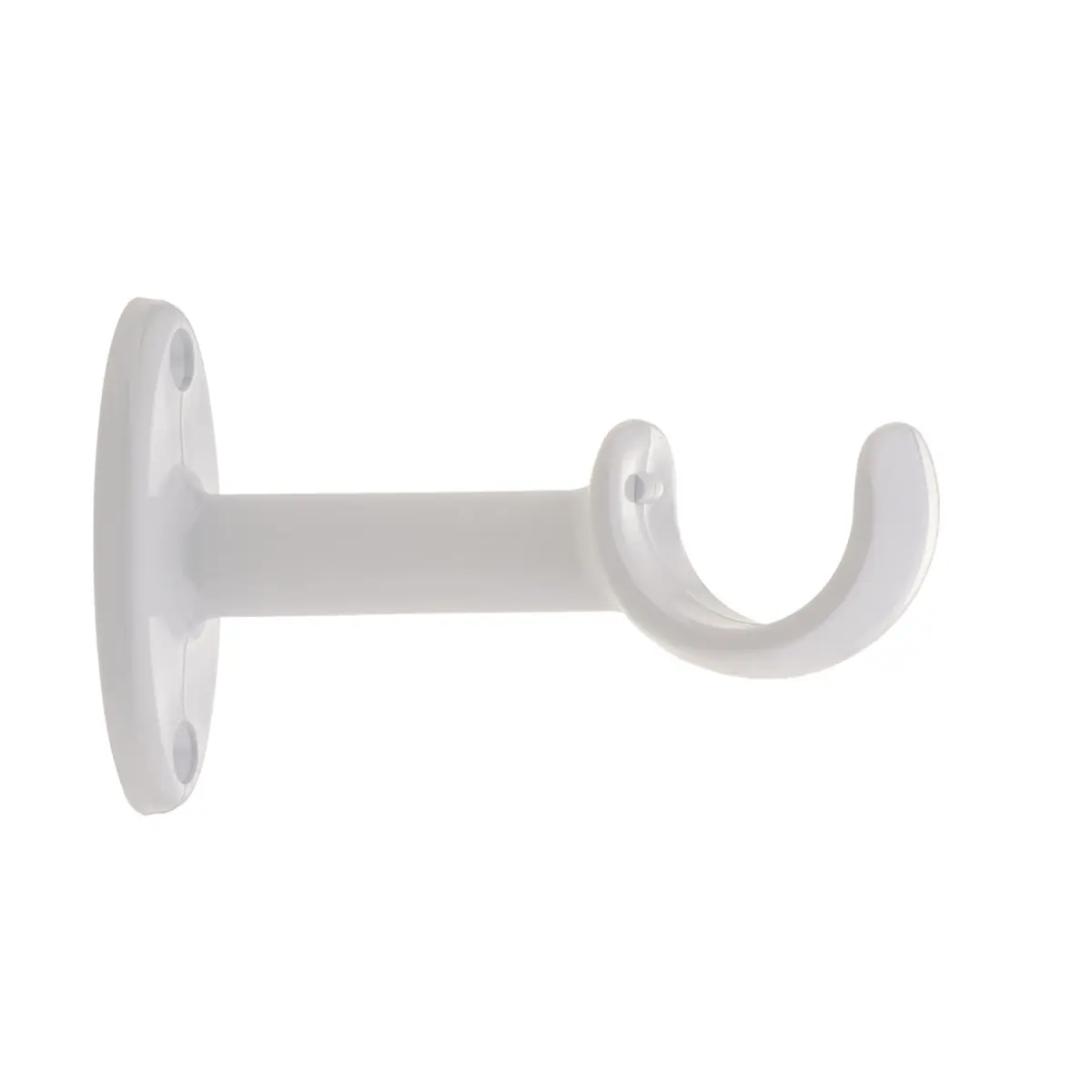 Kit para Varão de Cortina Prátiko Pro com 3 Suportes 28MM 400CM Branco - Bella Arte