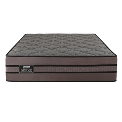 KIT Cama New Vip Super King Molas Ensacadas Soft Pillow Suede Veludo 070X193X203 Grafite/Linho/Preto - Gazin