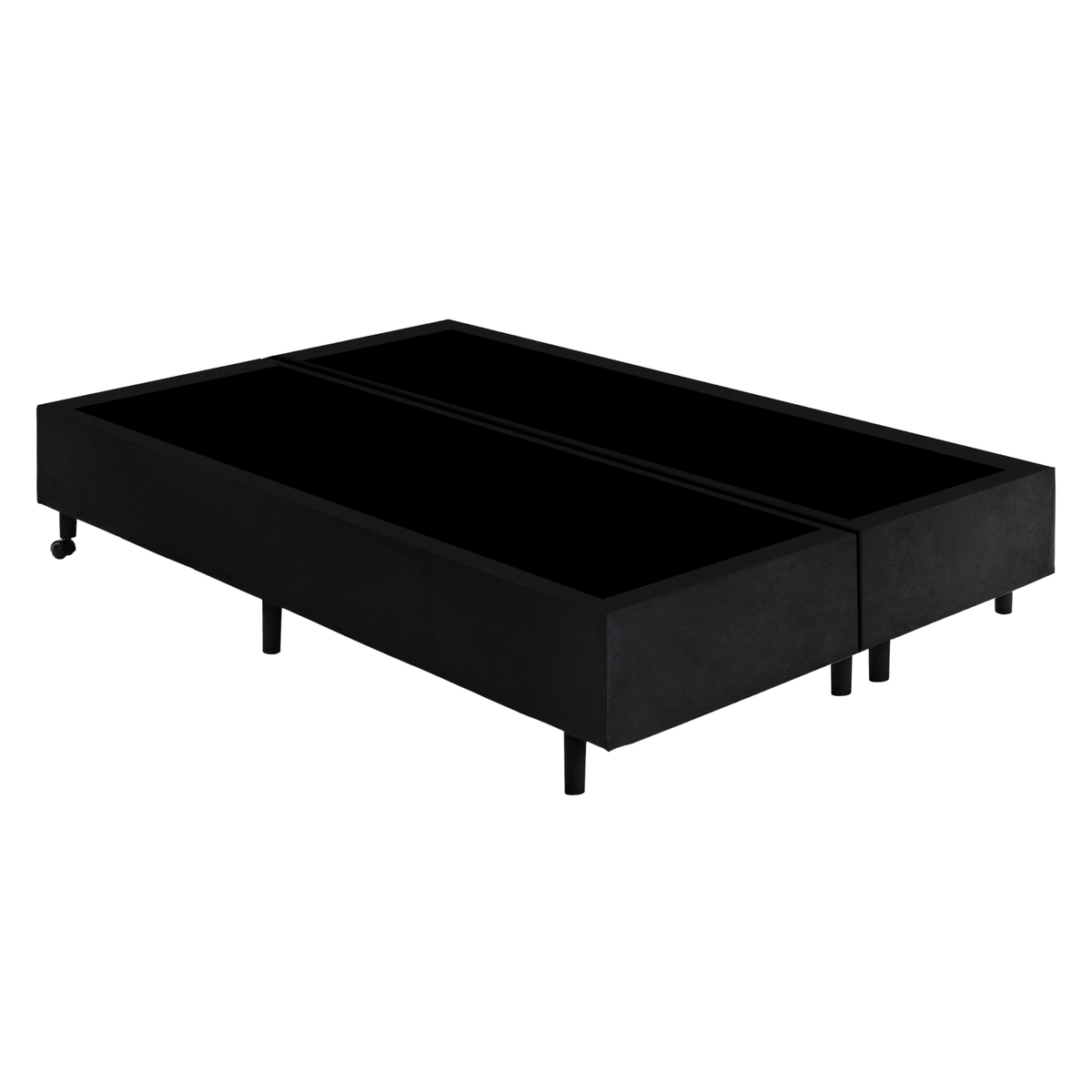 KIT Cama New Vip Super King Molas Ensacadas Soft Pillow Suede Veludo 070X193X203 Grafite/Linho/Preto - Gazin