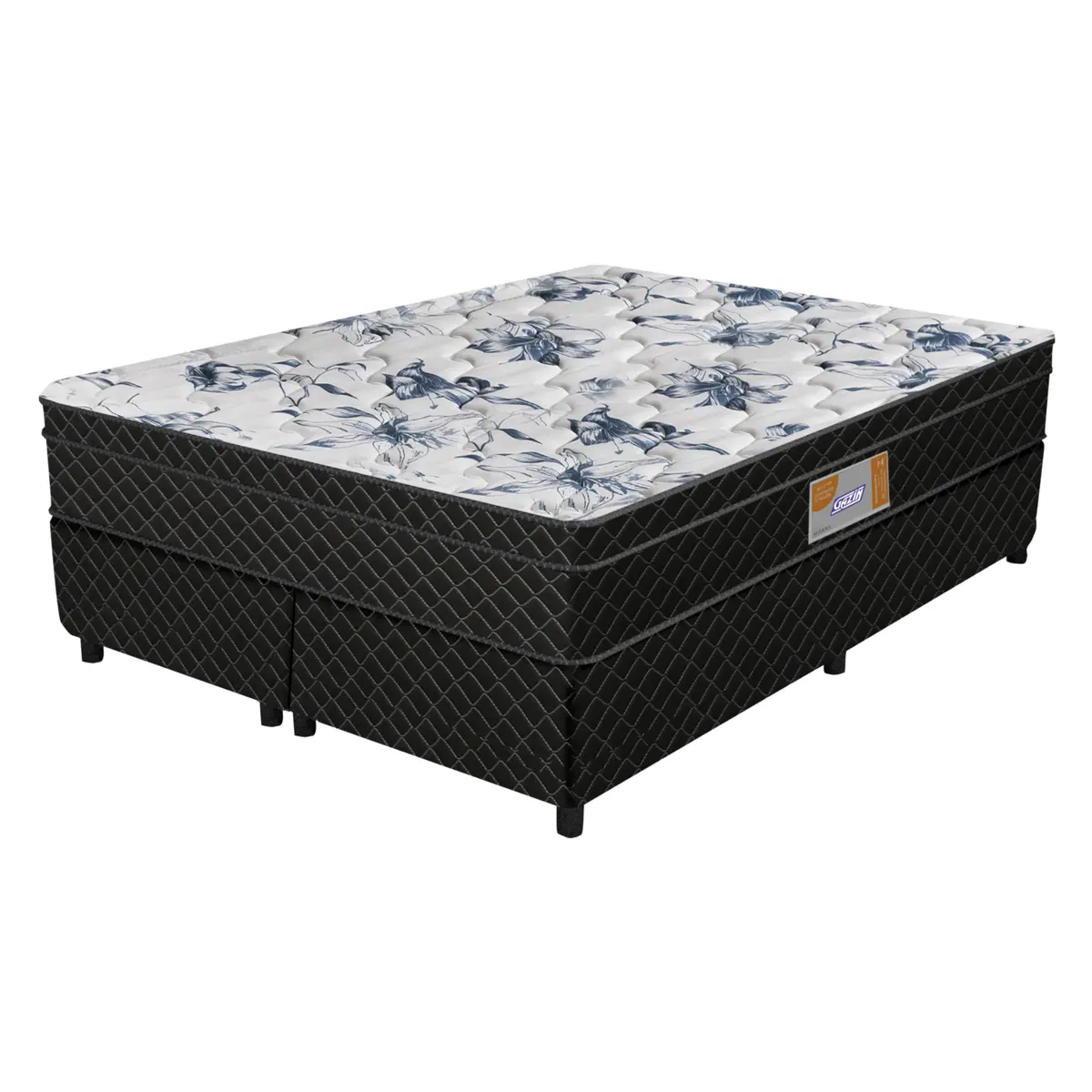 G目黒ヒバラクイーン Cama Supreme Queen Euro Top Manta D20 D33 48X158X198 Preto – Gazin