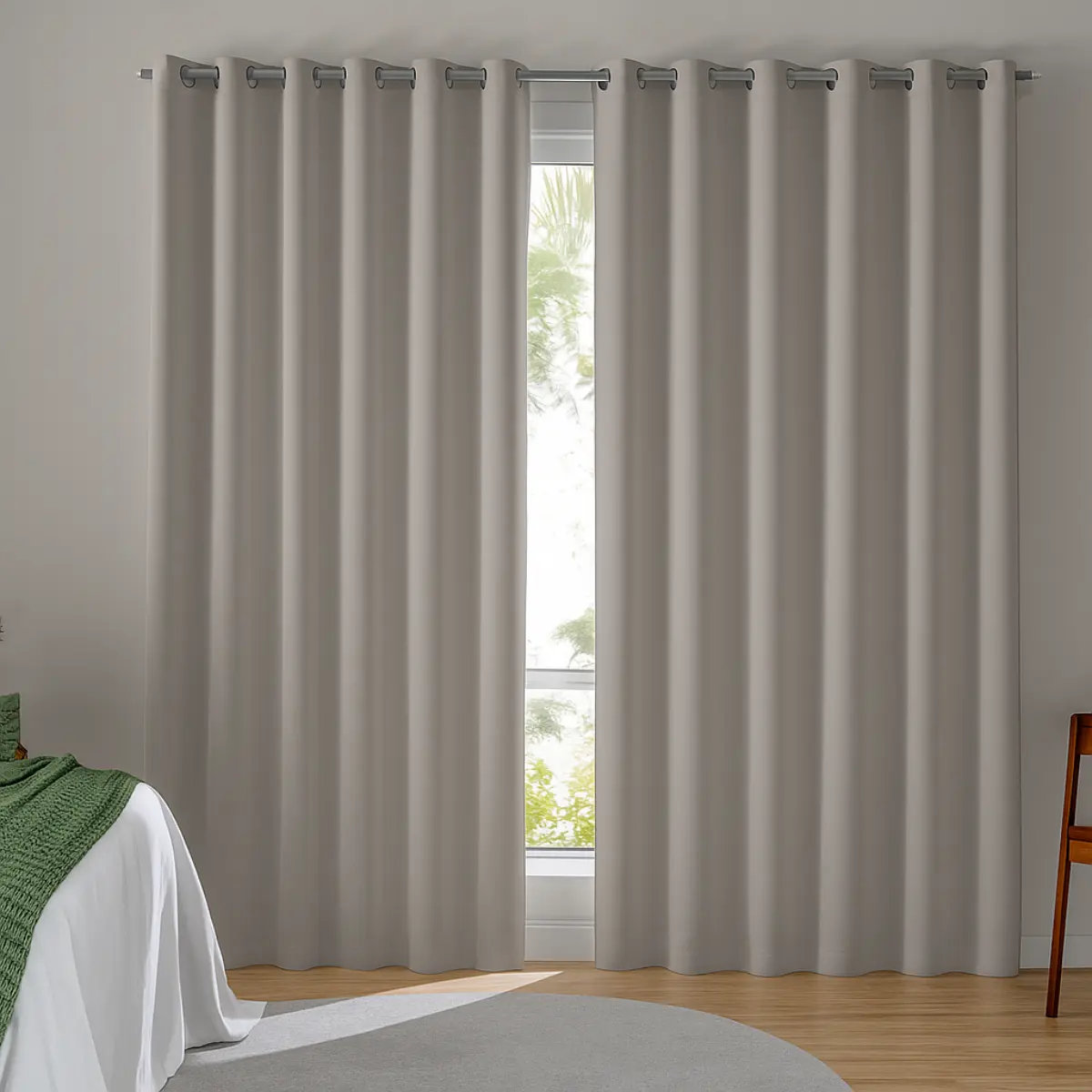 Cortina Pratika 260X170 Flame/Bege Duna - Bella Janela