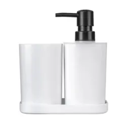 Kit Plástico Para Banheiro com 3 Unidades OR94050 Branco - Ordene