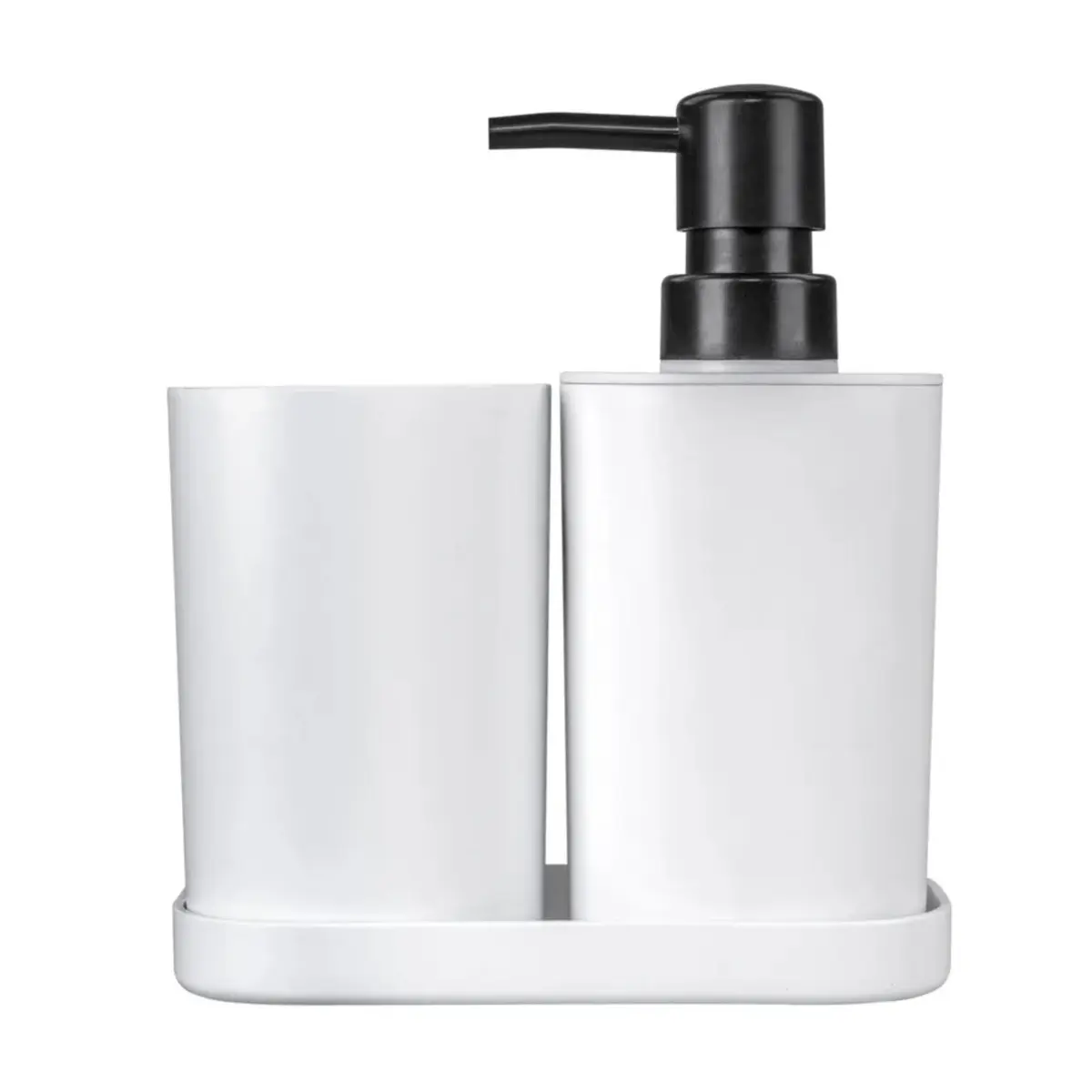 Kit Plástico Para Banheiro com 3 Unidades OR94050 Branco - Ordene