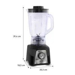 Liquidificador Arno PowerMix 700w Limpa Fácil 1,4L LN296BB1 127v Preto - Arno