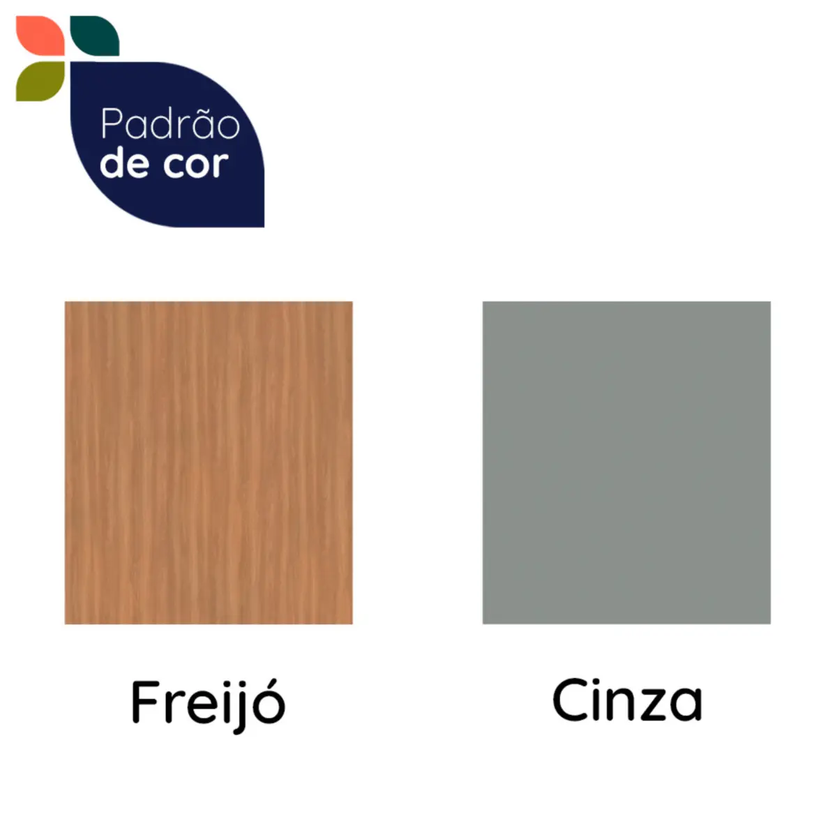 Cozinha Castanha Compacta com 08 Portas 02 Gavetas 1.9 Freijó/Cinza - Telasul