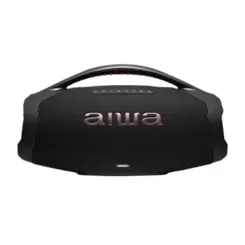 Caixa Amplificadora Boombox Plus 200w Bluetooth 30H IP66 USB AWS-BBS-01-B Bivolt Preto - Aiwa
