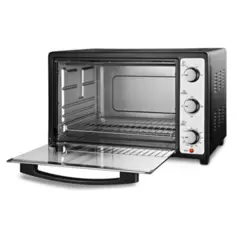 Forno Elétrico Grand Family II Multifunções 52L FR-52 127v Preto/Inox - Mondial