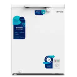 Freezer Horizontal Dupla Função com 01 Porta LED 142L MY-FZ151L 127v Branco - Mystic