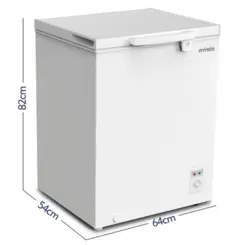 Freezer Horizontal Dupla Função com 01 Porta LED 142L MY-FZ151L 127v Branco - Mystic