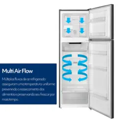 Geladeira Duplex Frost Free Dual Inverter 255L MY-RF-N268DSSBR 127v Inox Mate - Mystic
